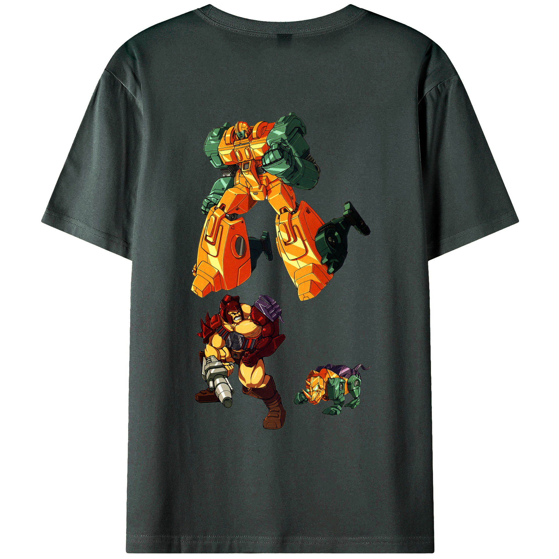 （画像用）  綿100％ メンズ半袖Tシャツ（バックプリント） 通気性